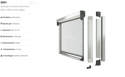 10 Zanzariera Verticale M91 10 Zanzariera Verticale M91