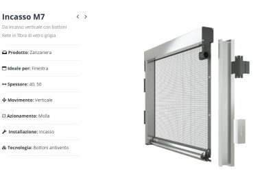 15 Zanzariera Incasso Verticale M7 15 Zanzariera Incasso Verticale M7